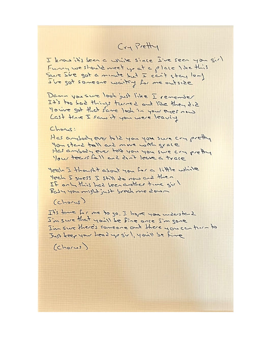 Handwritten Lyrics